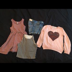 Girls 4 - 5 clothes American Apparel Levi’s H&M